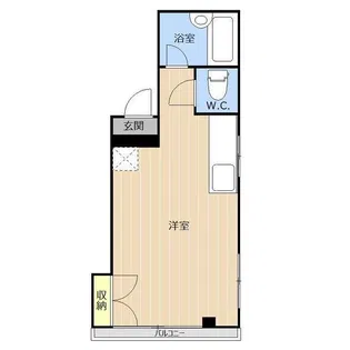 新町リバージュ【5階】の間取り