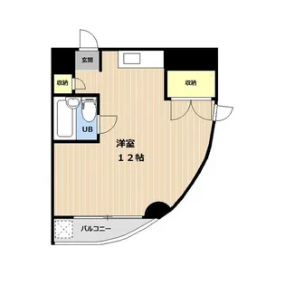 フラワービル【8階】の間取り