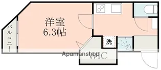 1Kの間取り画像