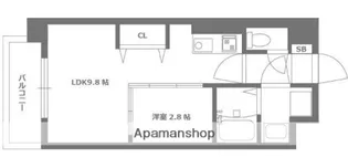 グランフェイス神水【4階】の間取り