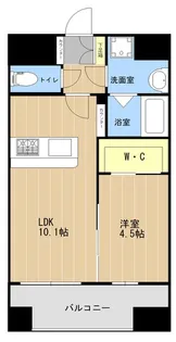 LIBTH九品寺Ⅱ【7階】の間取り
