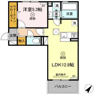 GLANZ.KⅡ【1階】の間取り