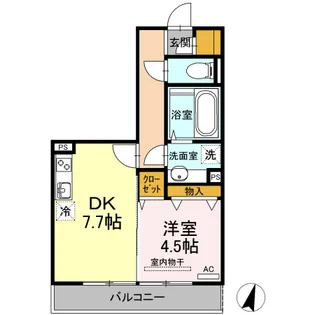 セジュール リ・ブロン【2階】の間取り