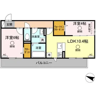ラ・メゾン ドゥ【3階】の間取り