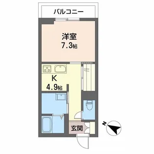 PARADISO本荘【2階】の間取り