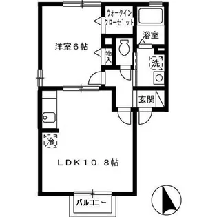 ジュネス I【2階】の間取り