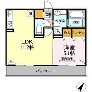 森テラス【2階】の間取り