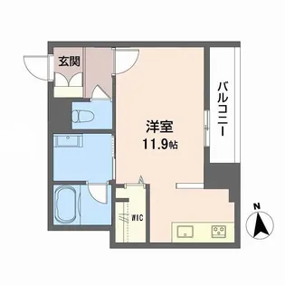 グランメゾン天神【2階】の間取り