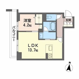 MAISON DE ASHLEY【2階】の間取り