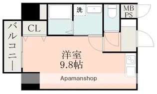 (仮称)EDEN SUIZENJI STATION【3階】の間取り