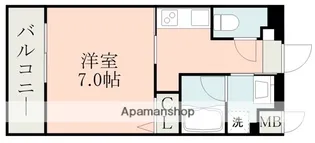 ラ・シック菊陽Ⅲ【5階】の間取り