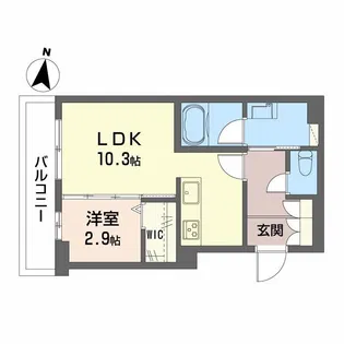 シャーメゾン ウィステリア【3階】の間取り