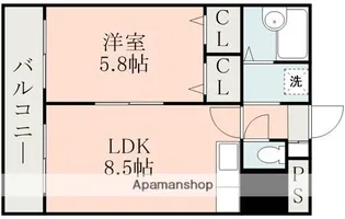 プレア九品寺【9階】の間取り