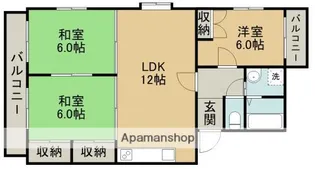 レジデンス松岡2【2階】の間取り