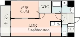 エテルナ水前寺【8階】の間取り