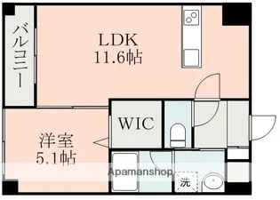 クオリア水前寺公園【10階】の間取り