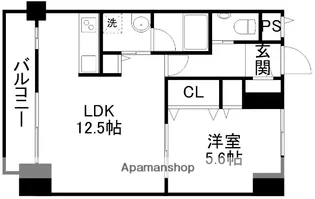 テクノマンション大津【7階】の間取り