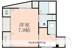 ヴィサージュ大江2【4階】の間取り