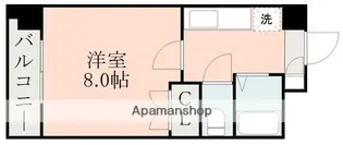 マーカス水前寺北【6階】の間取り