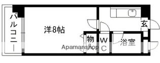 アビテ水前寺【3階】の間取り