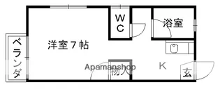 メゾン高田【1階】の間取り