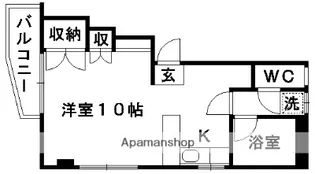 ハイムセラ第6ビル【2階】の間取り
