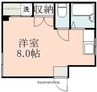 ハイムセラ九品寺【2階】の間取り