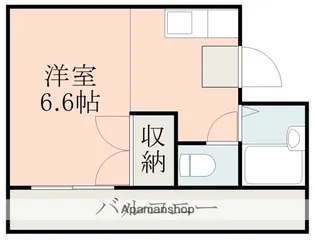 ロフティ天神【4階】の間取り