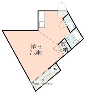 ロフティ天神【4階】の間取り