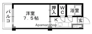 麻生嶋第2ハイツ【2階】の間取り