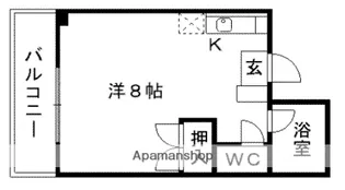 アプロード大江【2階】の間取り
