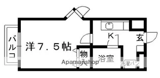 メゾン・ド・九品寺【8階】の間取り