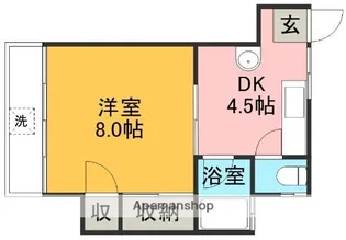 宮本コーポ【2階】の間取り