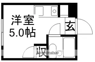 メゾンユニテ【5階】の間取り