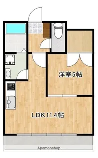 熊本県熊本市東区健軍3丁目【マンション】の間取り
