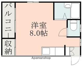 スカイハイツ須屋【1階】の間取り