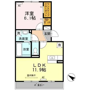 コンソルテ【3階】の間取り