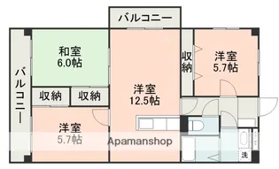 ショーンマンション【4階】の間取り