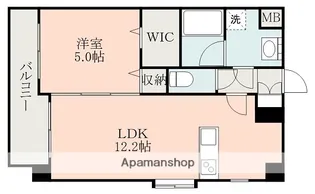 パリス長嶺【5階】の間取り