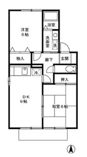 フォーシーズンヴィラジュリア B棟【107号室】の間取り