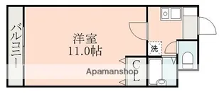 熊本県熊本市東区新南部3丁目【マンション】の間取り
