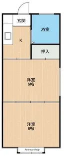 熊本県熊本市中央区水前寺4丁目【アパート】の間取り