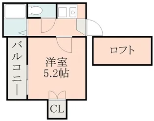 テラス東野【2階】の間取り