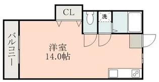 ロイヤルハイツ国府【1階】の間取り