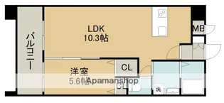 S−FORT平成けやき通り【4階】の間取り