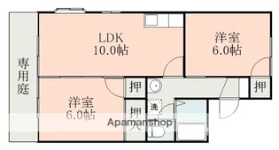 セジュール高岸A棟【1階】の間取り