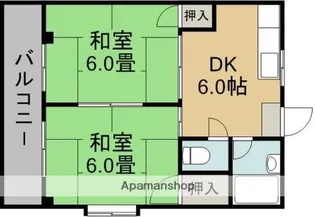 中小路ビル【3階】の間取り