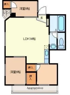 熊本県熊本市東区健軍3丁目【マンション】の間取り