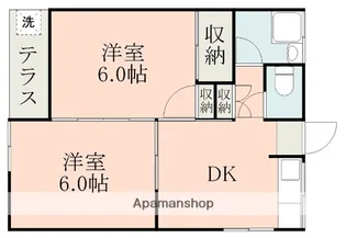 古閑ハイツ【1階】の間取り