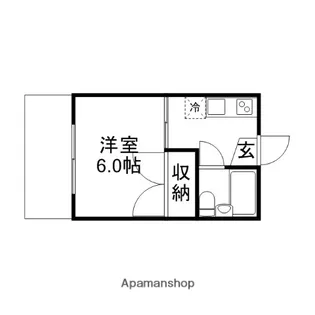 コーポれいんぼう【1階】の間取り